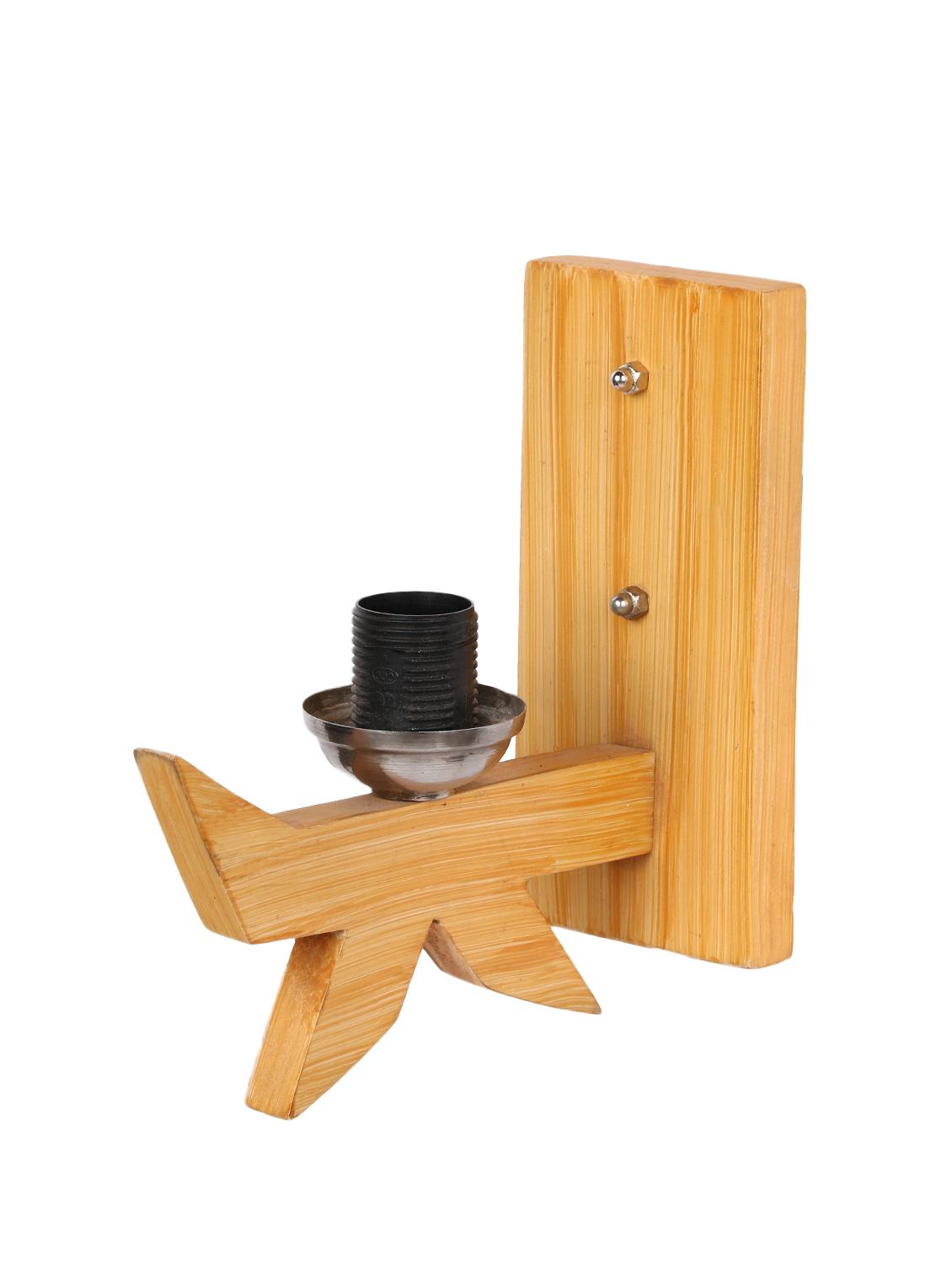 somil designer wooden wall lamp aa23 - 14154971 - Standard Image - 3