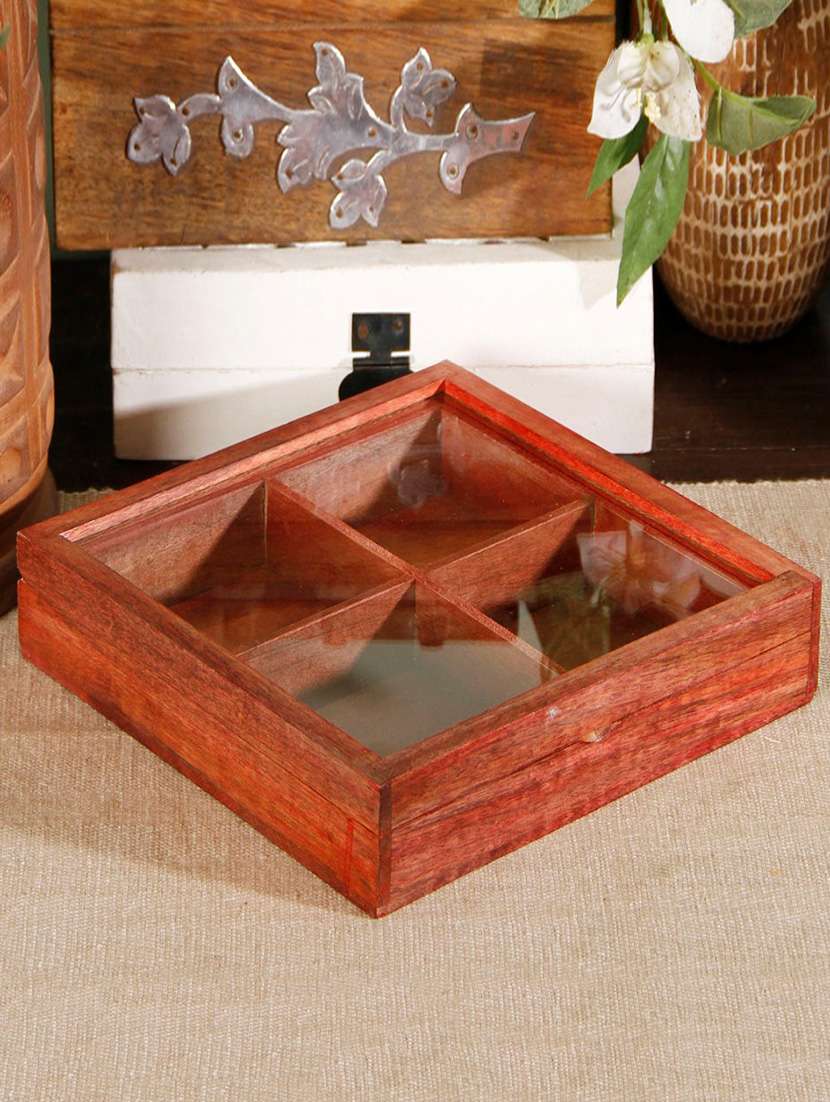 Wooden Masala Box