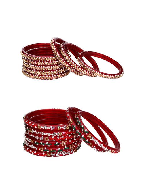 multi colored glass bangle combo - 14159165 - Standard Image - 0