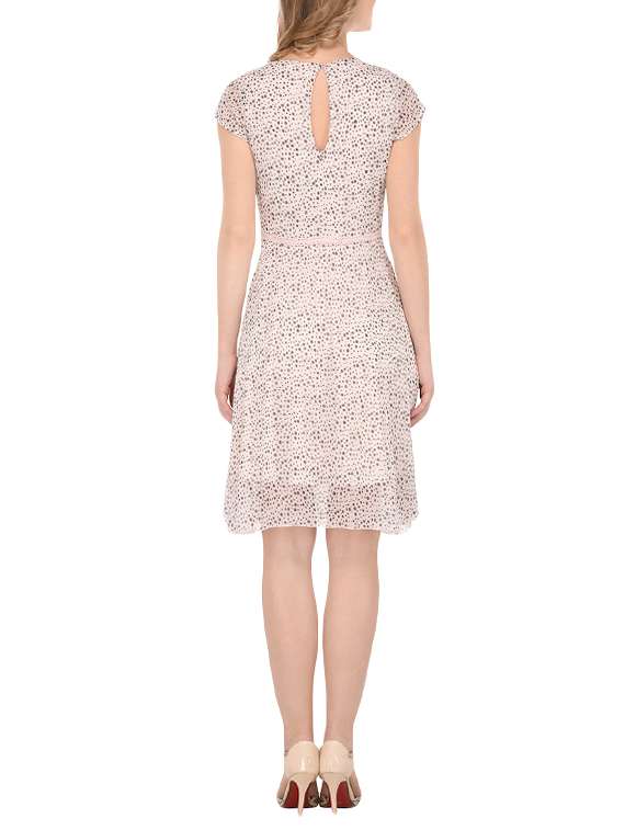 Women's Fit & Flare Geometric Dress