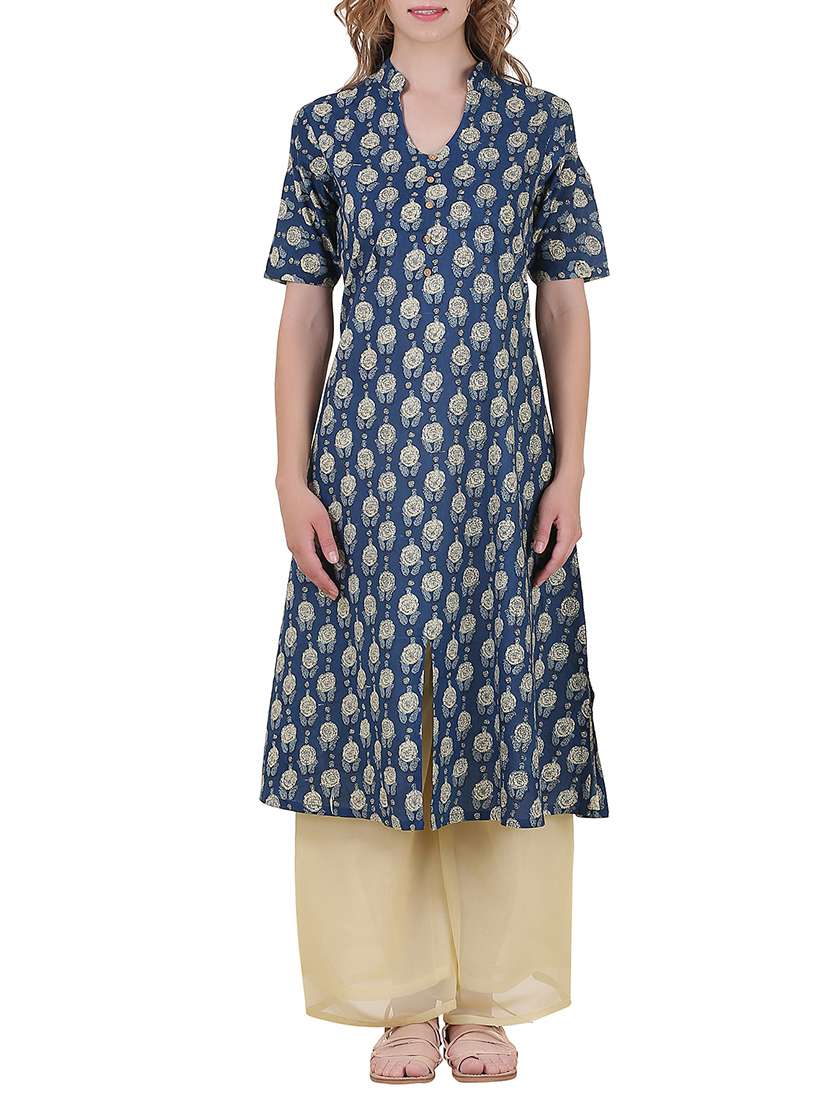 cold shoulder a-line kurta