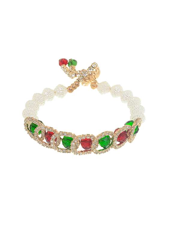 multi colored metal bracelet