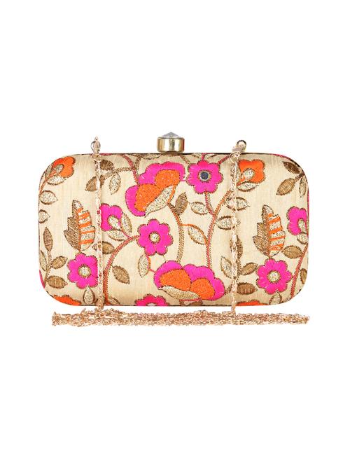 pink metal  clutch - 14170571 -  Standard Image - 0