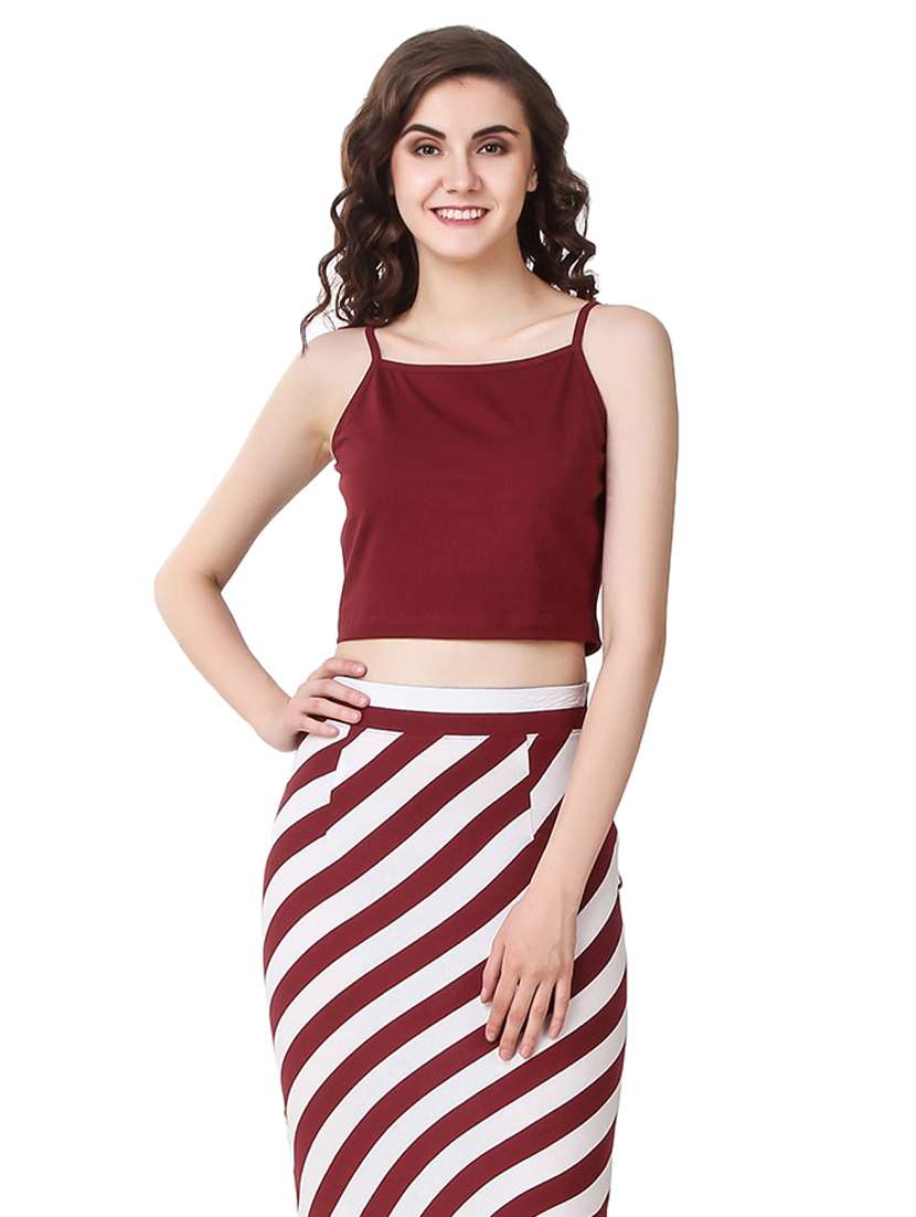 Modest Western Top 26-03-A (Maroon)