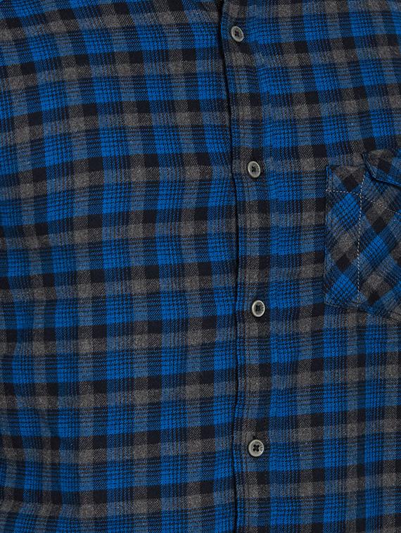 blue cotton casual shirt - 14181589 - Standard Image - 3