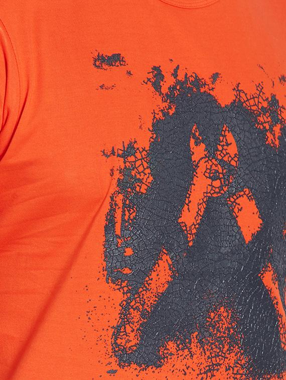 orange cotton t-shirt - 14181640 - Standard Image - 3
