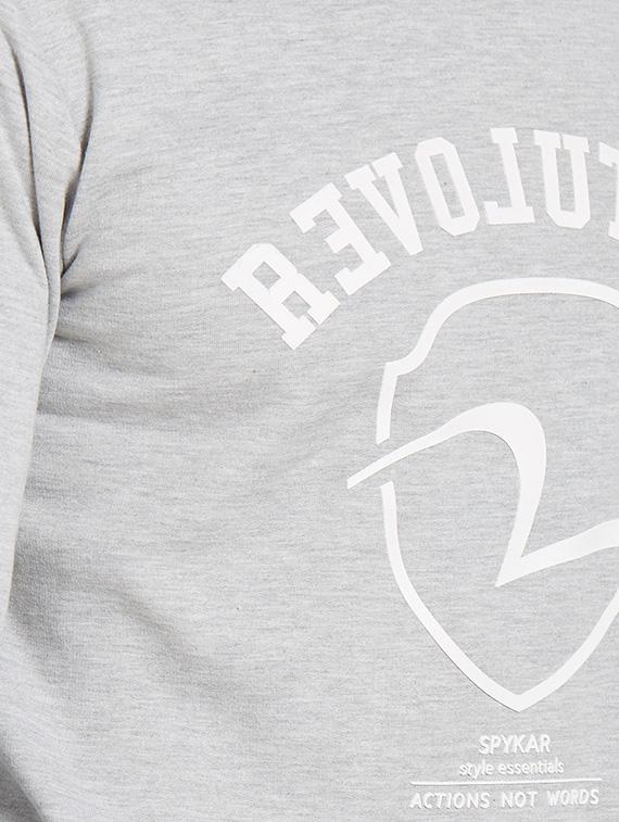 grey cotton t-shirt - 14181680 - Standard Image - 3