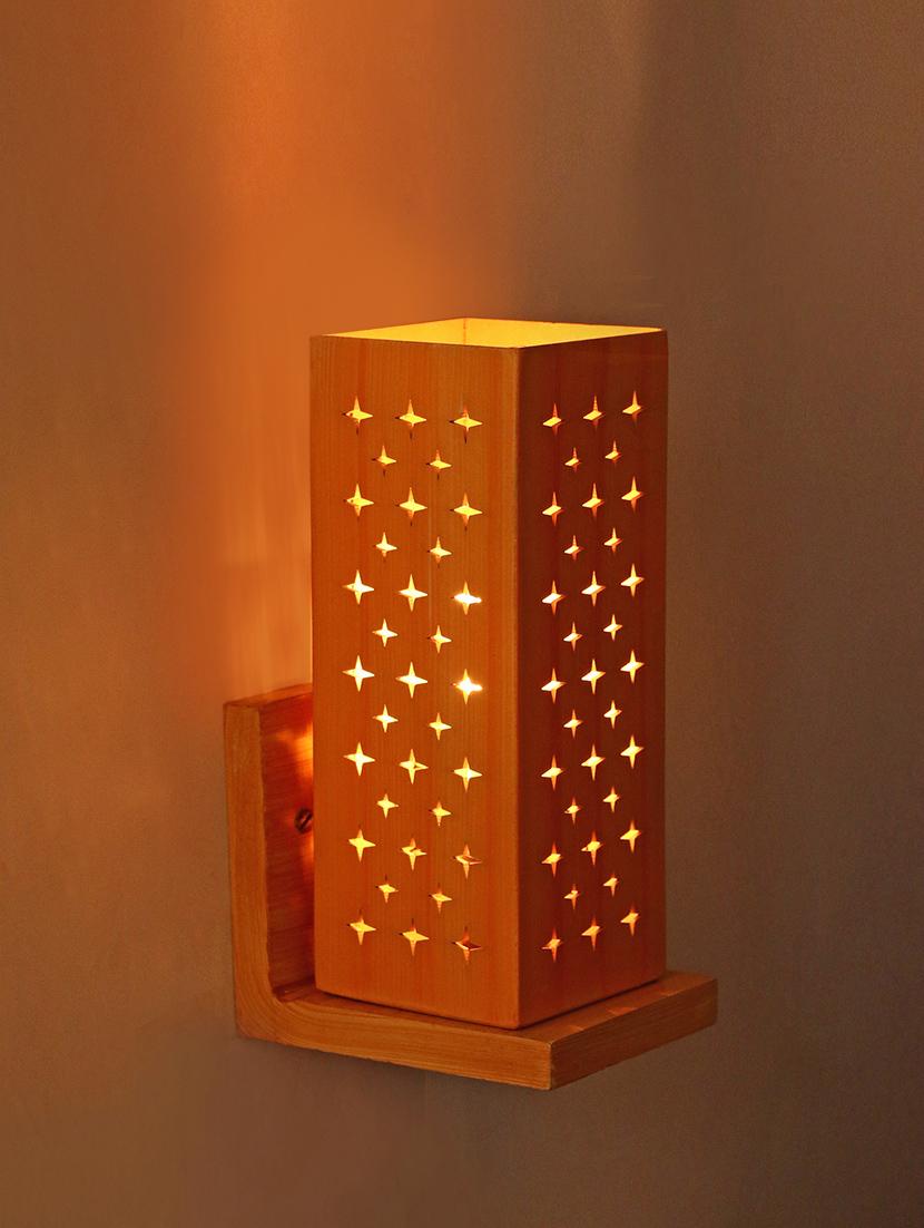 somil designer wooden wall lamp (set of 2)- aa25 - 14184950 - Zoom Image - 0