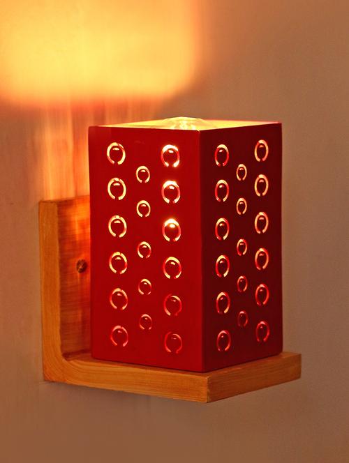 somil designer wooden wall lamp (set of 4)- aa53 - 14184978 -  Standard Image - 0