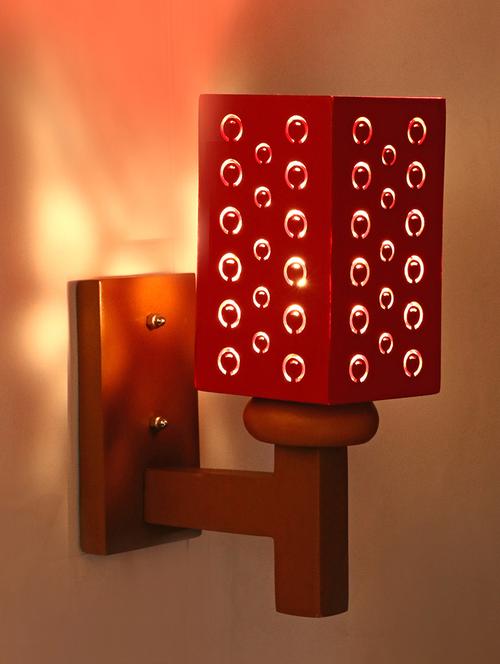 somil designer wooden wall lamp (set of 4)- aa57 - 14184982 -  Standard Image - 0