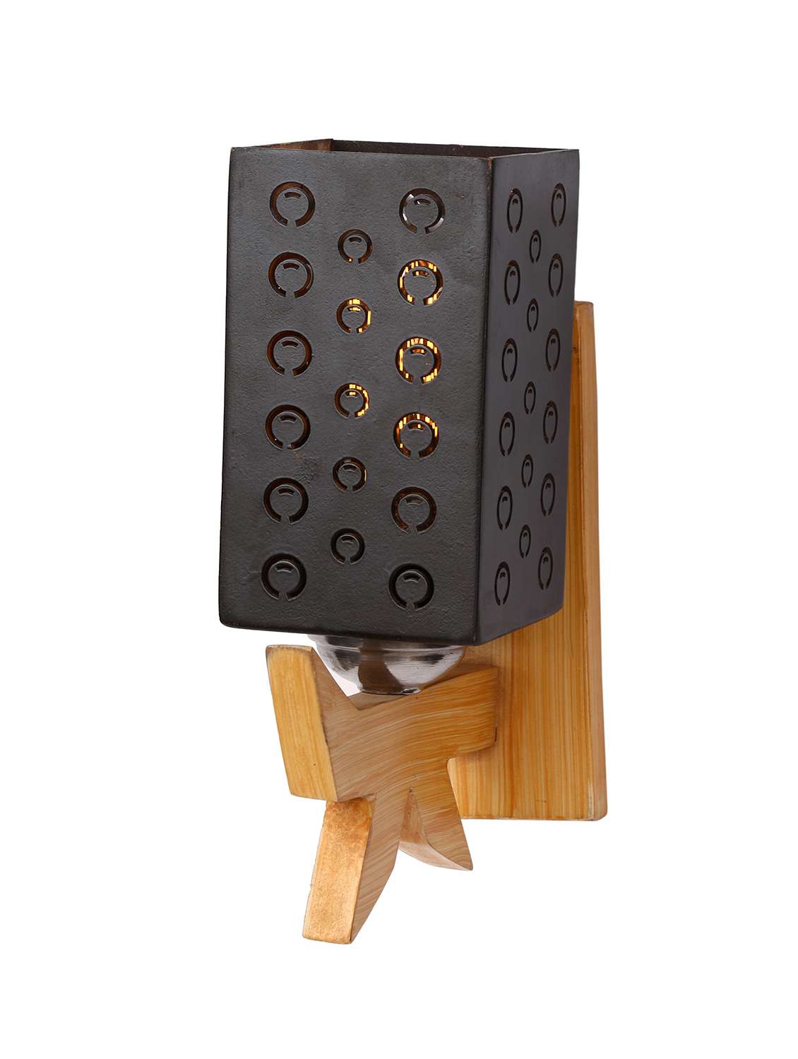 somil designer wooden wall lamp (set of 4)- aa72 - 14184997 -  Standard Image - 3