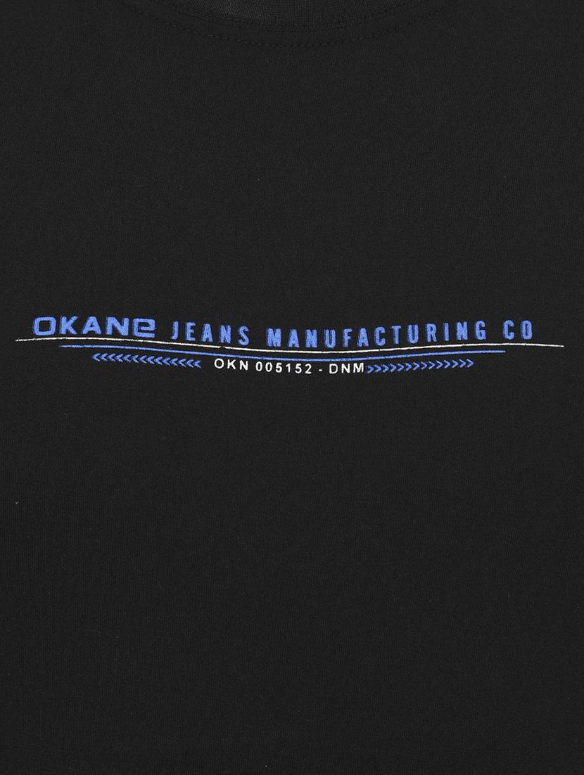 black cotton t-shirt - 14188945 - Standard Image - 3