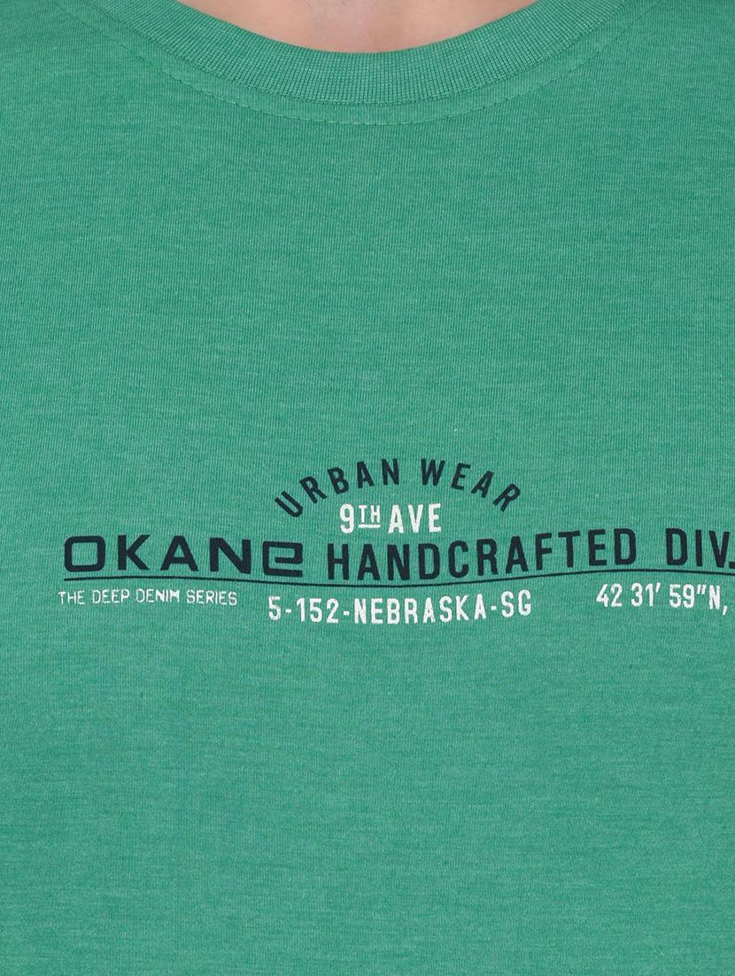 green cotton t-shirt - 14188947 - Standard Image - 3