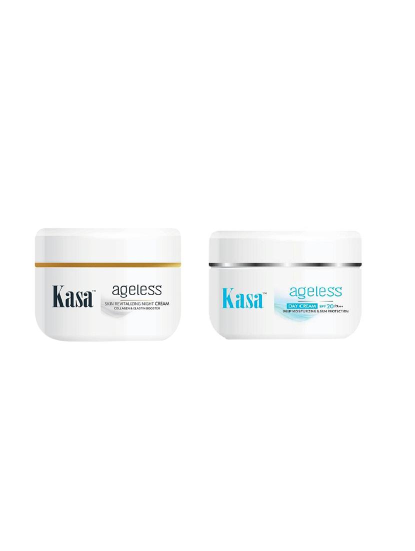 KASA Anti Wrinkle Face Night Cream 50 Gms & KASA Anti Wrinkle Face Day Cream 50 Gms - By