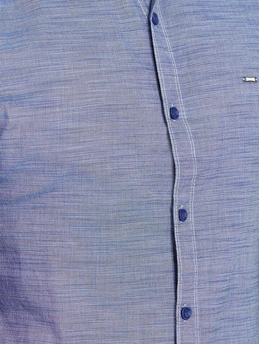 blue cotton casual shirt - 14191571 - Standard Image - 3