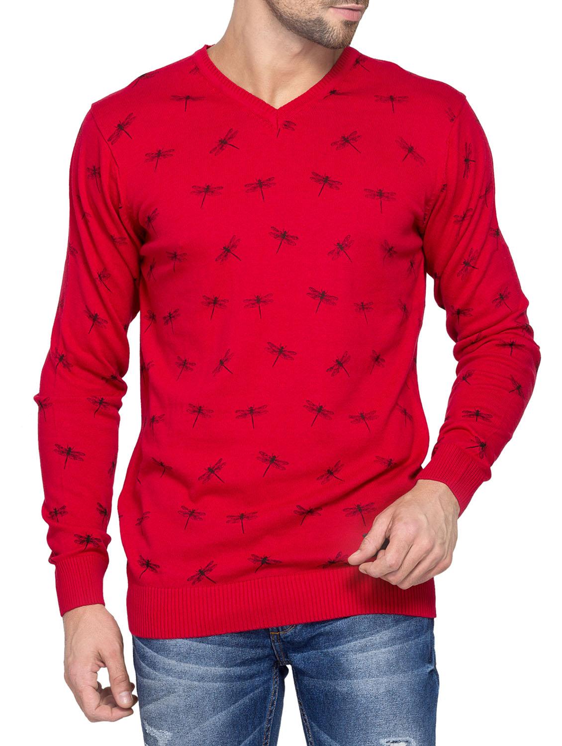 red cotton pullover - 14191588 - Zoom Image - 0