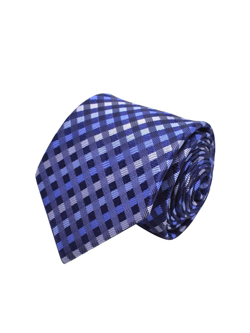 blue micro fiber tie