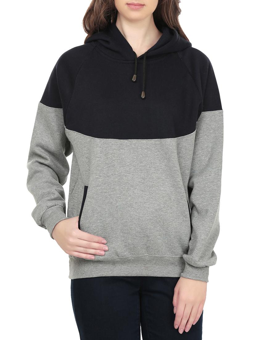 women's color block sweatshirt - 14213743 - Zoom Image - 0