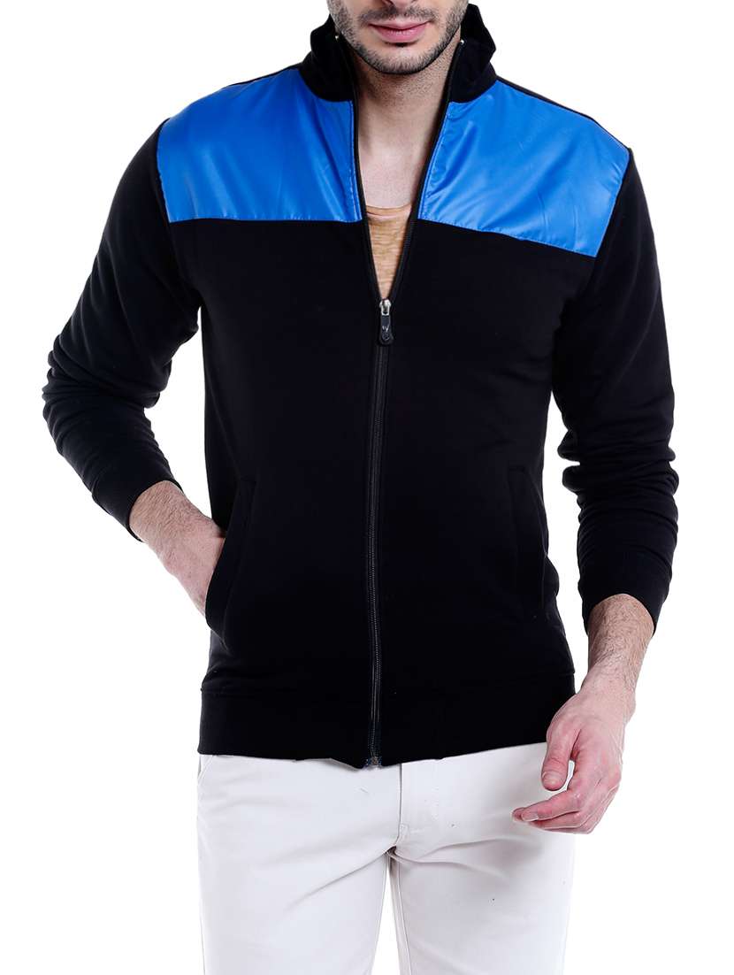 black cotton casual jacket