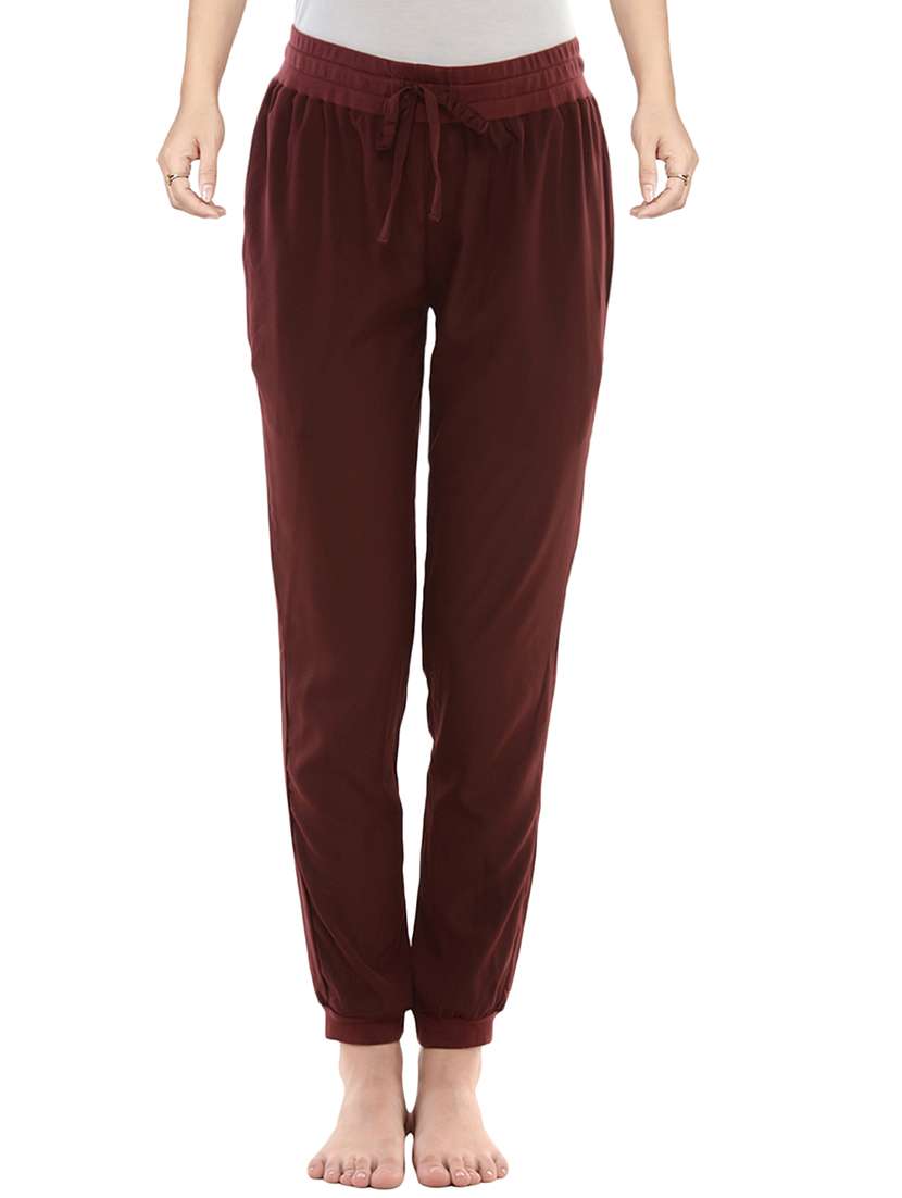 brown polyester pajama