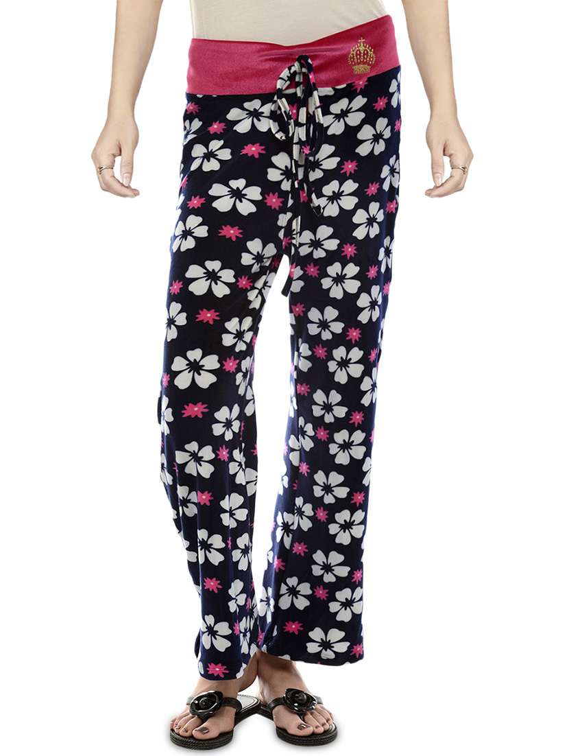 navy blue polyester pajama