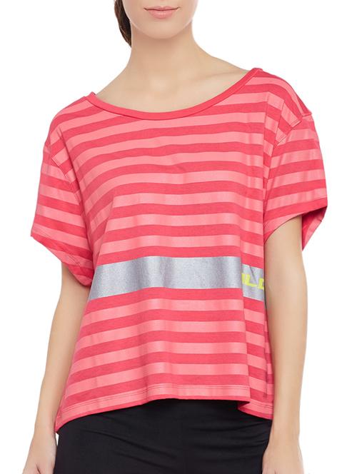 pink cotton casual top - 14234118 - Standard Image - 0
