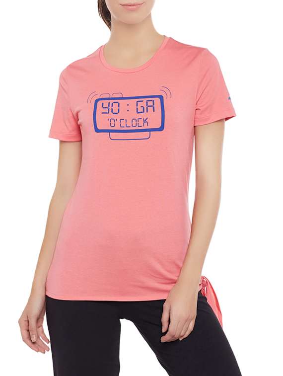 light pink cotton blend tee - 14235002 - Zoom Image - 0