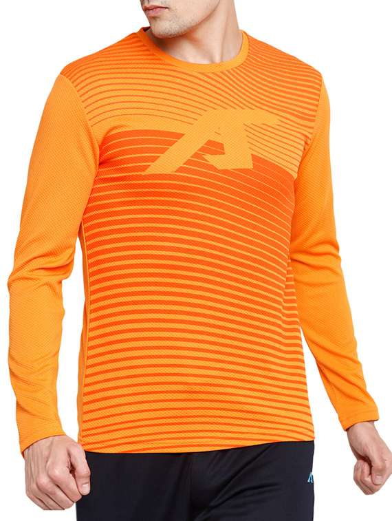 orange polyester t-shirt