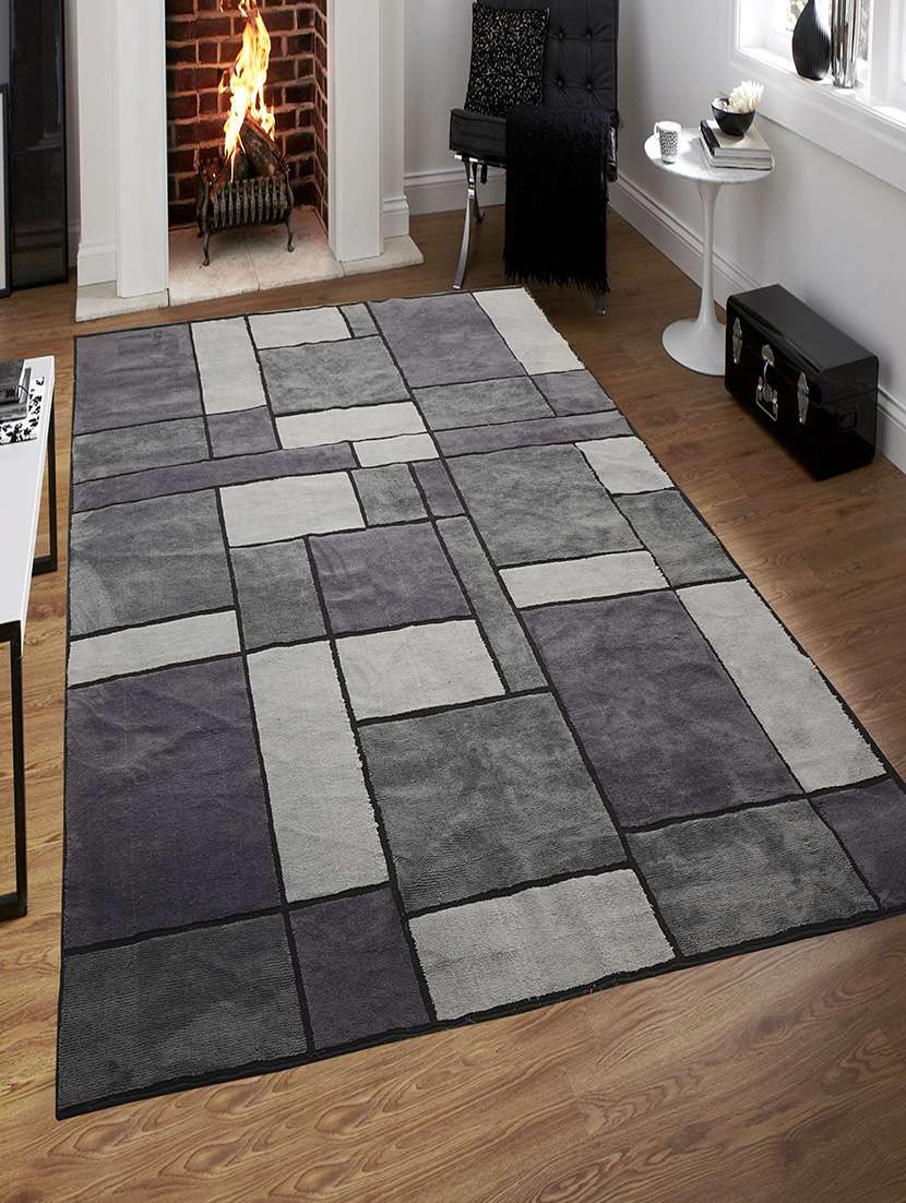 luxurious soft touch microfiber floor carpet - 14235885 - Zoom Image - 0