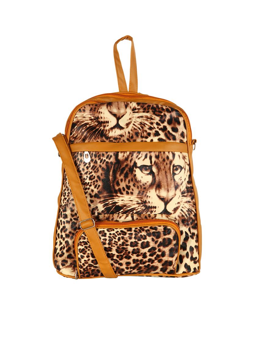 multi colored leatherette backpack - 14236332 - Zoom Image - 0