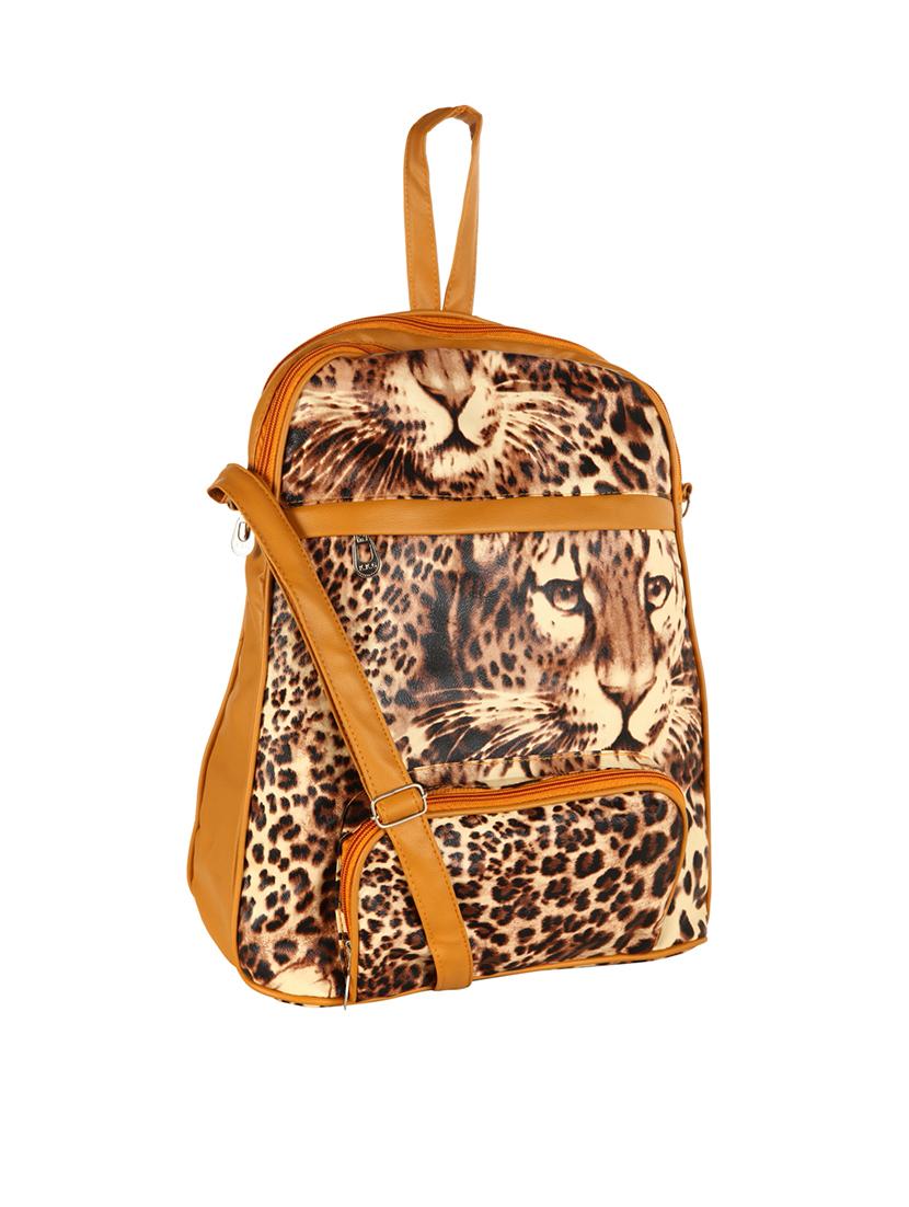 multi colored leatherette backpack - 14236332 - Standard Image - 3