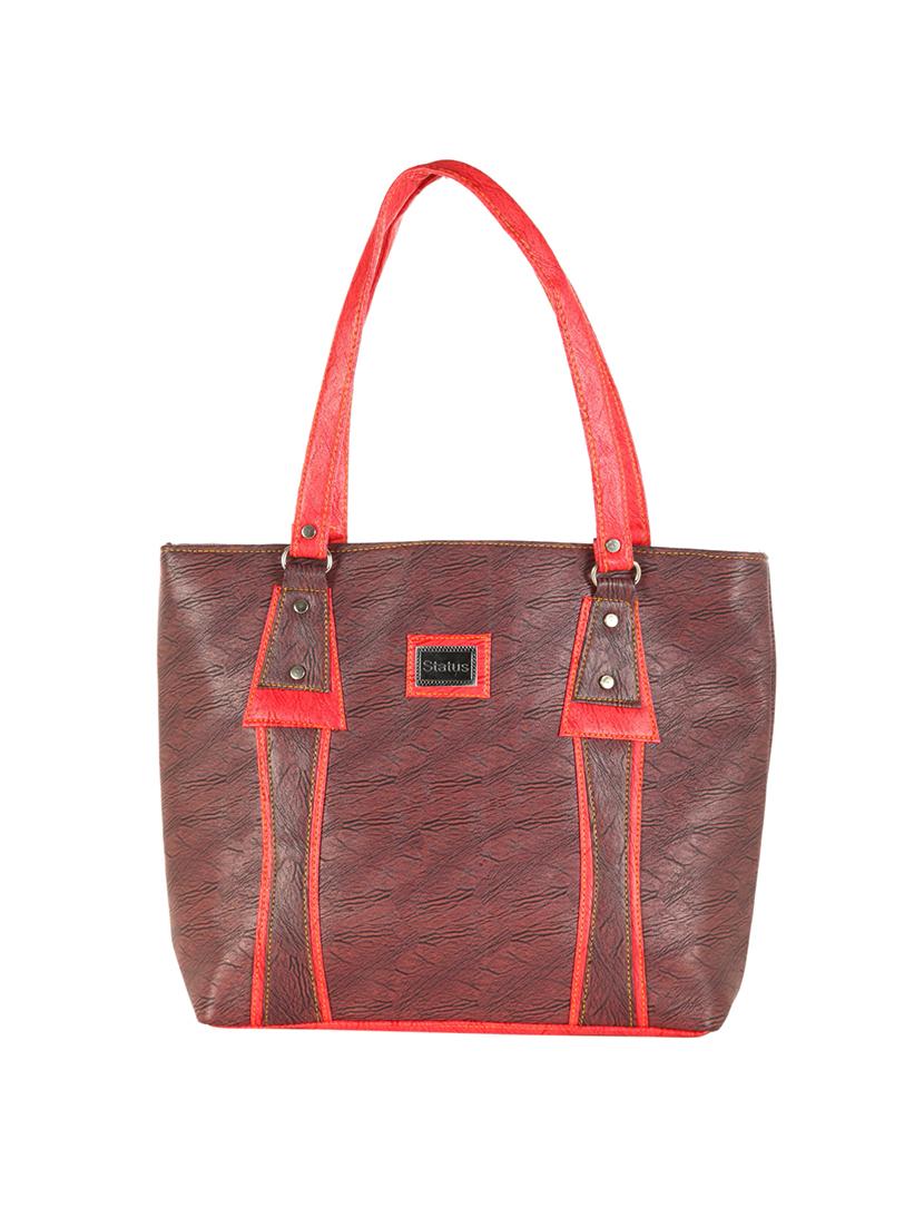 multi colored leatherette regular handbag - 14236444 - Zoom Image - 0