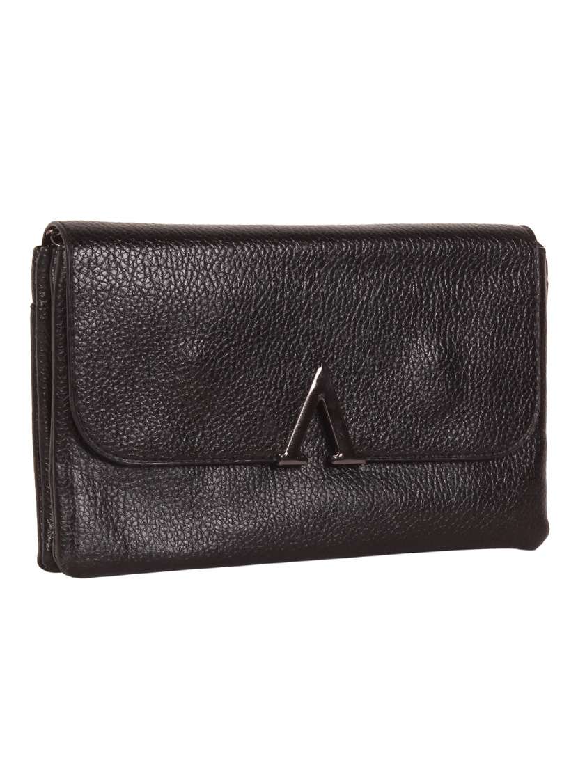 black canvas regular clutch - 14236887 -  Standard Image - 3