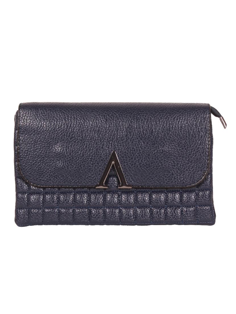 blue canvas regular clutch - 14236890 -  Zoom Image - 0
