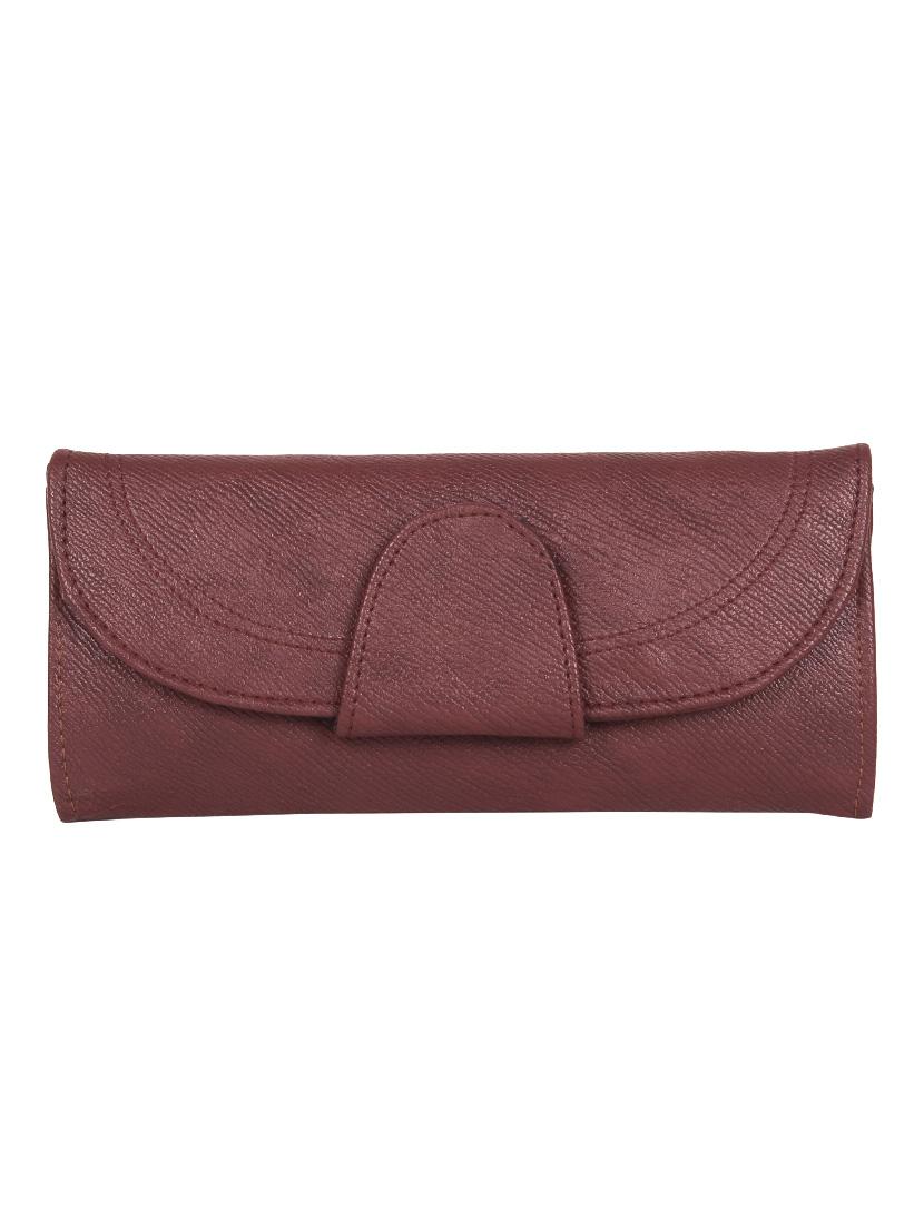 brown canvas regular clutch - 14236892 -  Zoom Image - 0