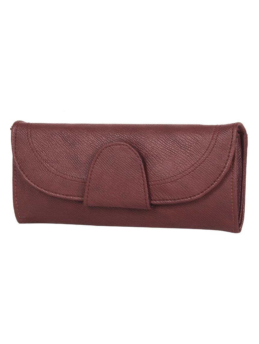 brown canvas regular clutch - 14236892 - Standard Image - 3