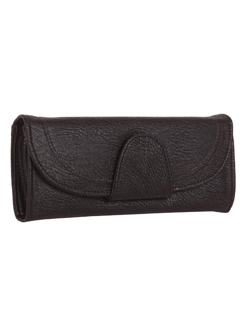 black canvas regular clutch - 14236893 - Standard Image - 3
