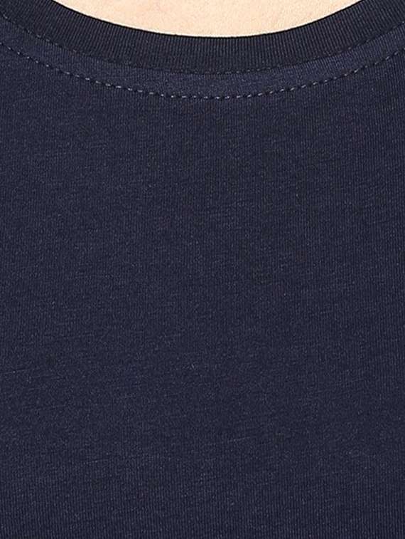 dark blue casual tee - 14248405 -  Standard Image - 3