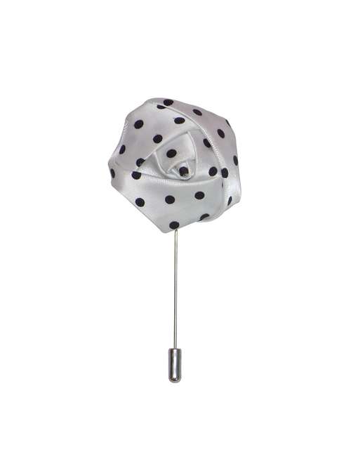 white micro fiber lapelpin - 14251834 -  Standard Image - 0