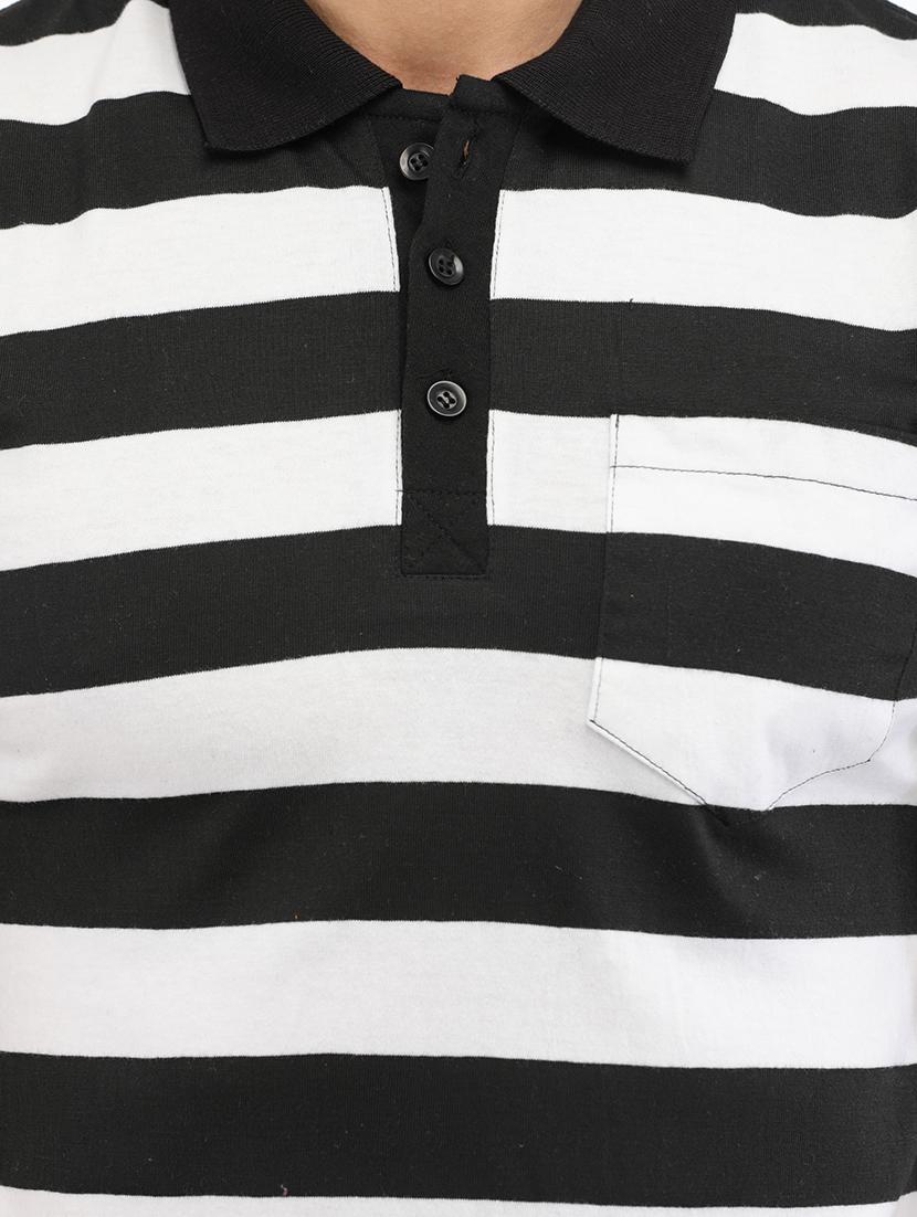 monochrome striped t-shirt - 14253527 - Standard Image - 3