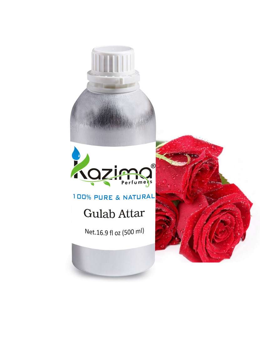 Buy online Gulab Attar Perfume For Unisex (500 Ml) Pure Natural