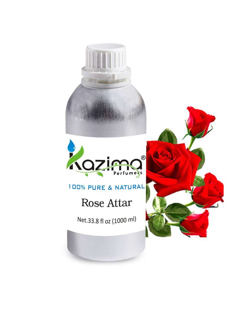 rose attar perfume for unisex pure (1000 ml) pure natural undiluted  (non-alcoholic)