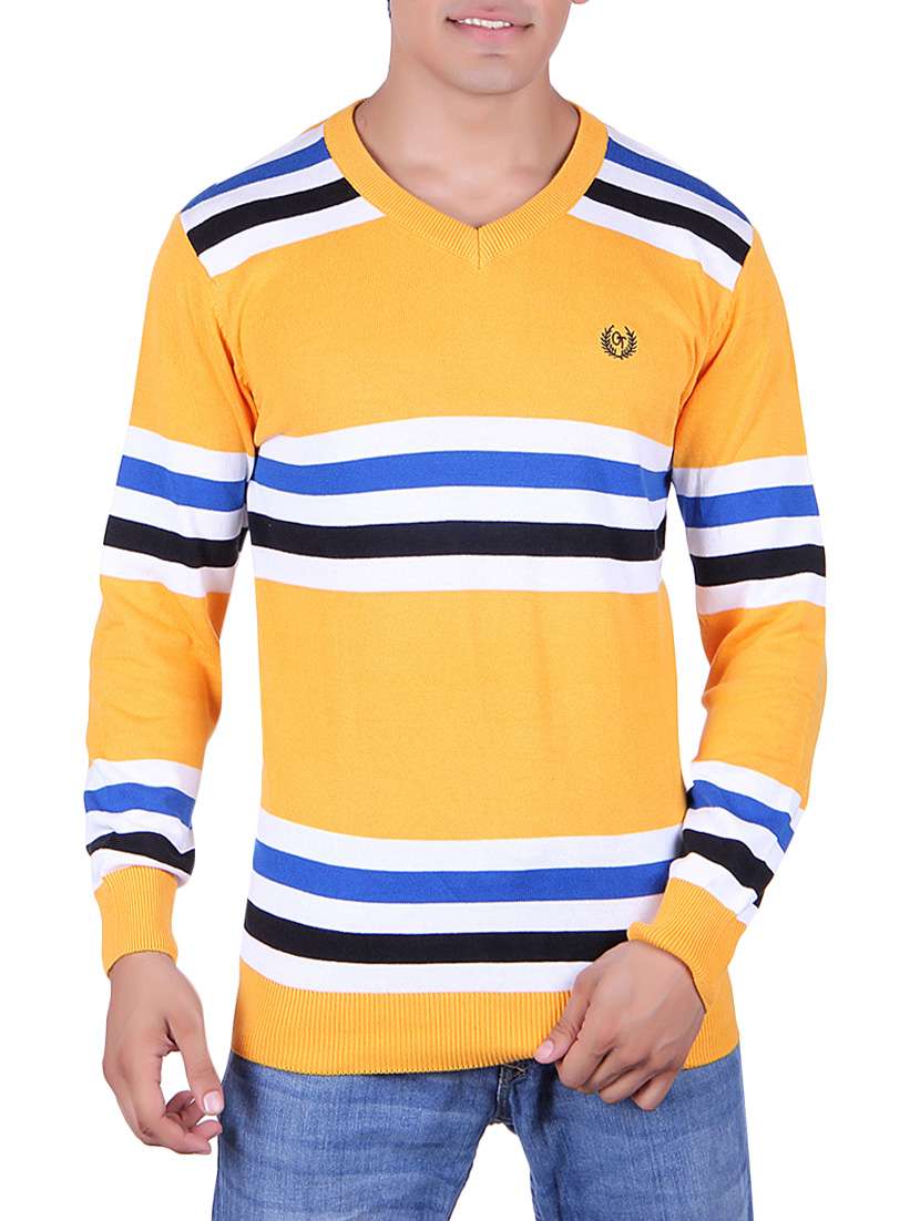 yellow cotton pullover - 14314849 - Zoom Image - 0
