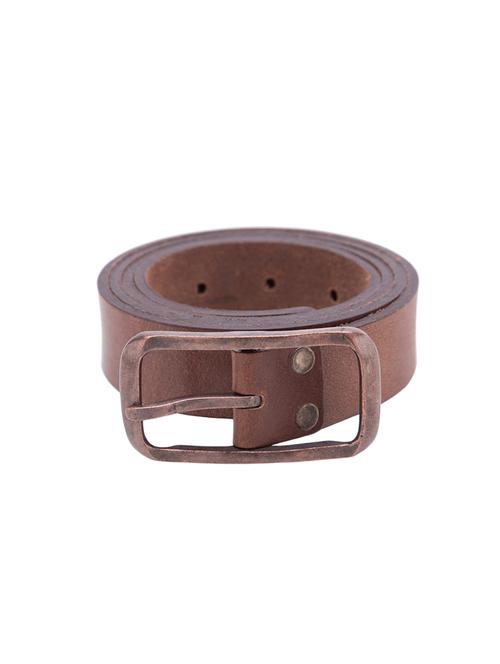 brown leather belt - 14316487 - Standard Image - 0