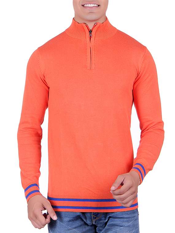 orange cotton pullover - 14319916 - Zoom Image - 0