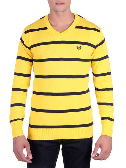 yellow cotton pullover - 14319921 - Standard Image - 0