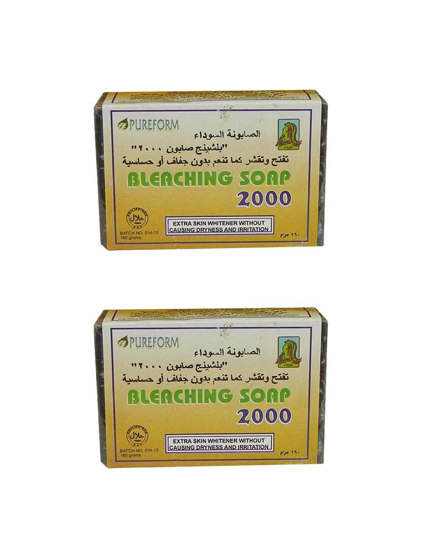 pureform bleaching soap with extra skin whitener 2x135g
