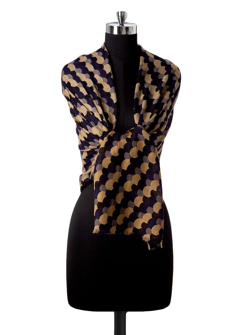 multi colored woollen stole