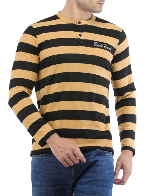 yellow cotton t-shirt - 14323594 - Standard Image - 0