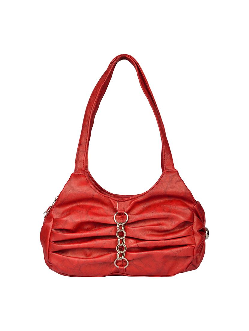 red leatherette handbag - 14326445 - Zoom Image - 0